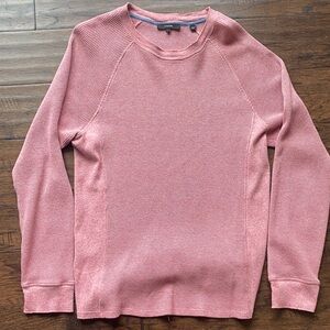 Vince Men's Crewneck Sweater in Soft Pink